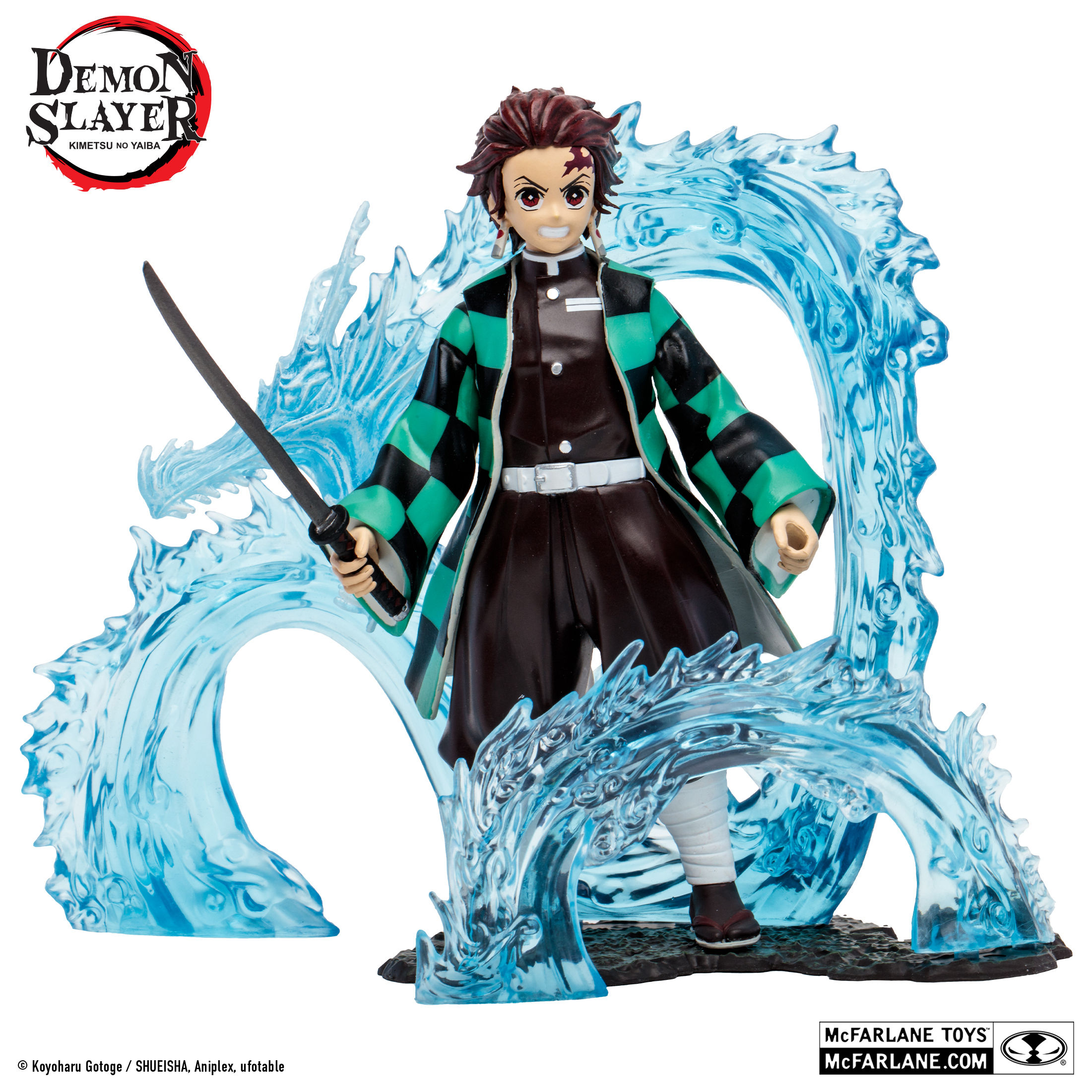 cFarlane Toys - 5" Demon Slayer Deluxe Tanjiro Kamado Water Dragon Tenth Form