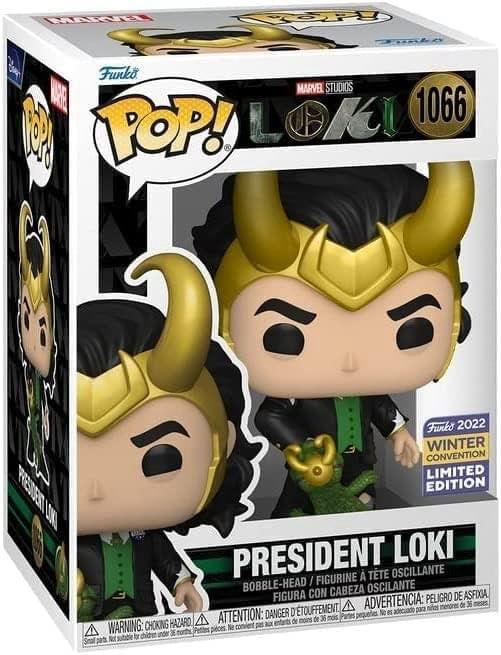 Funko Pop : Loki - President Loki No:1066 Bobble-head Convention Limited Edition