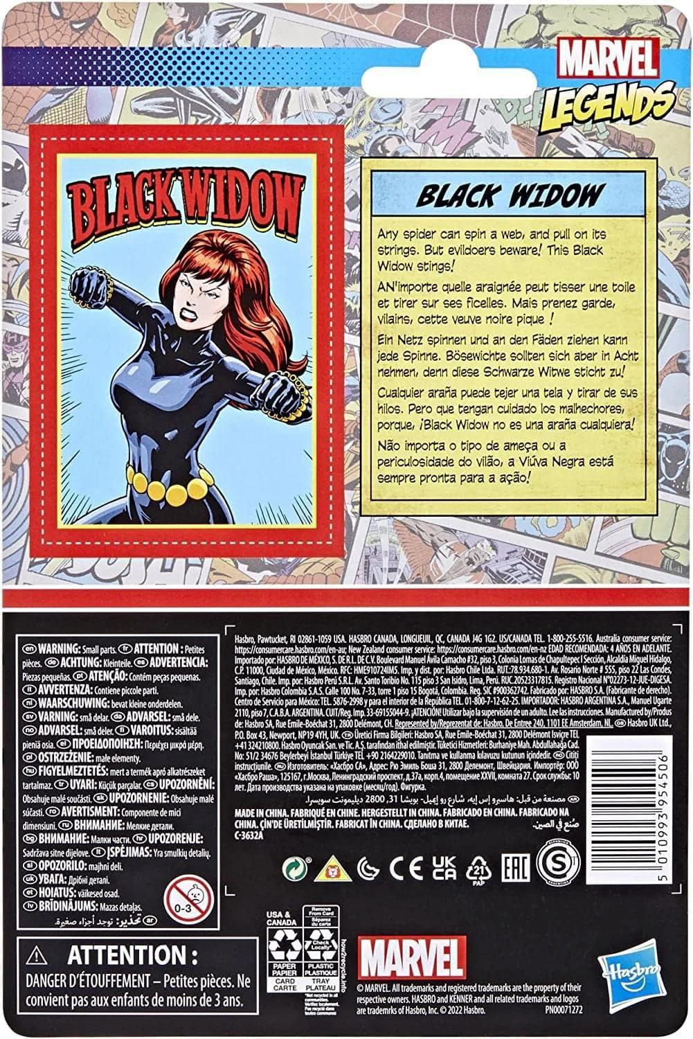 Marvel Universe Retro 3.75 Inch - Black Widow