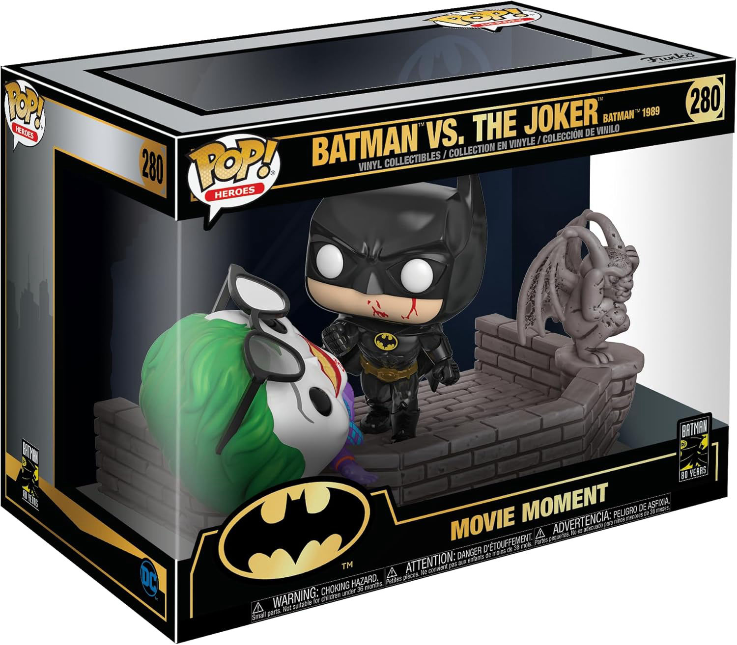 POP DELUXE ! Movie Moment: Batman 80th - Batman & Joker (1989)