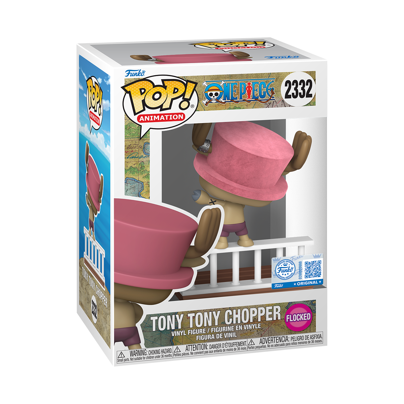 POP : ONE PİECE - TONY TONY CHOPPER ( FLOCKED ) GOİNG MERRY