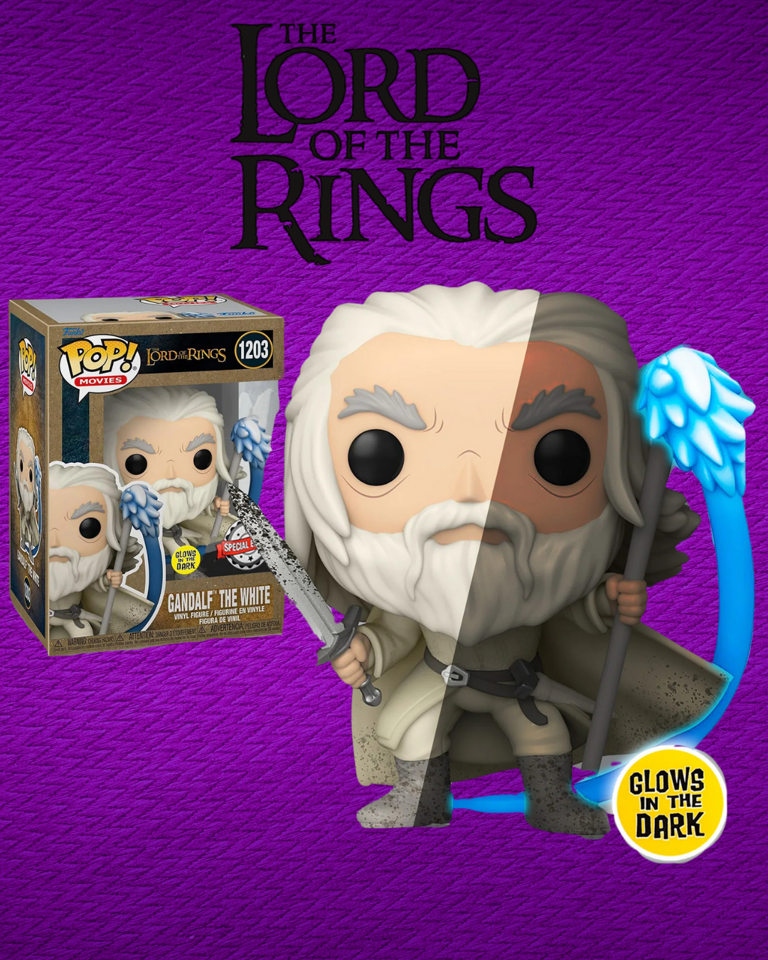 Funko Pop Lord Of The Rings Gandalf (Glow)