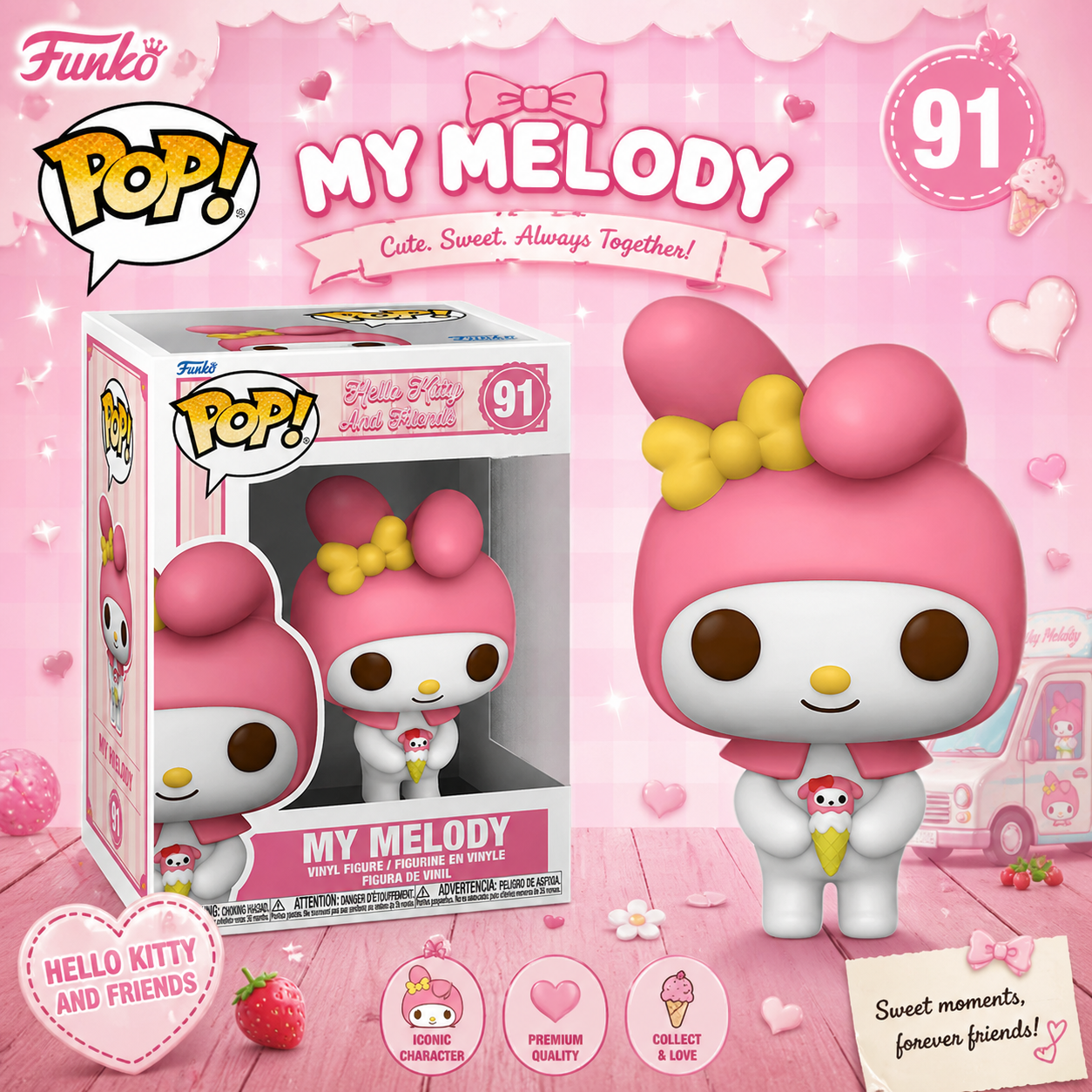 POP: Hello Kitty and Friends - My Melody with Dessert