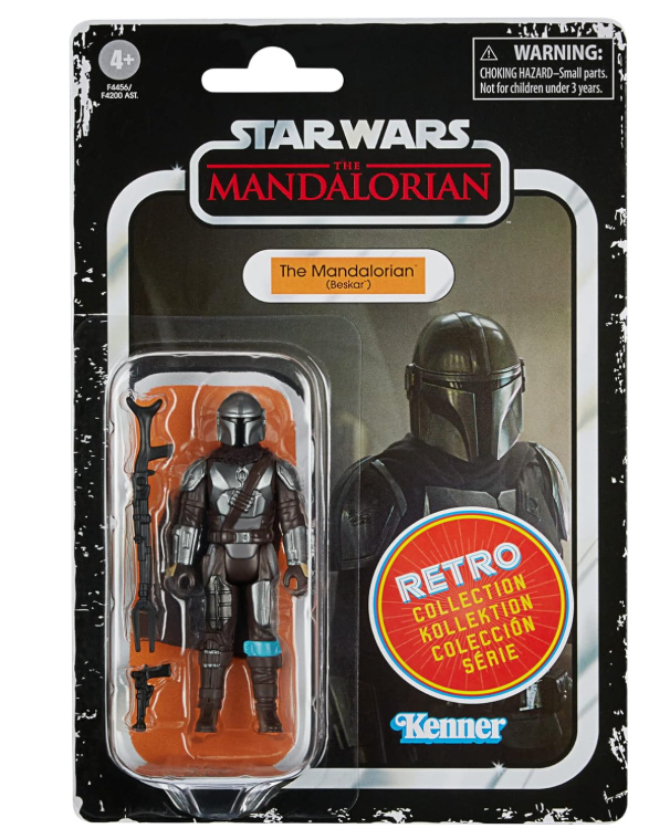  Star Wars Retro Collection The Mandalorian (Beskar) Toy 3.75
