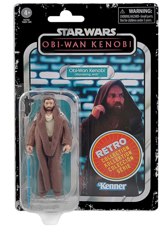 Star Wars obiwan kenobi retro 3.75 inc kenner