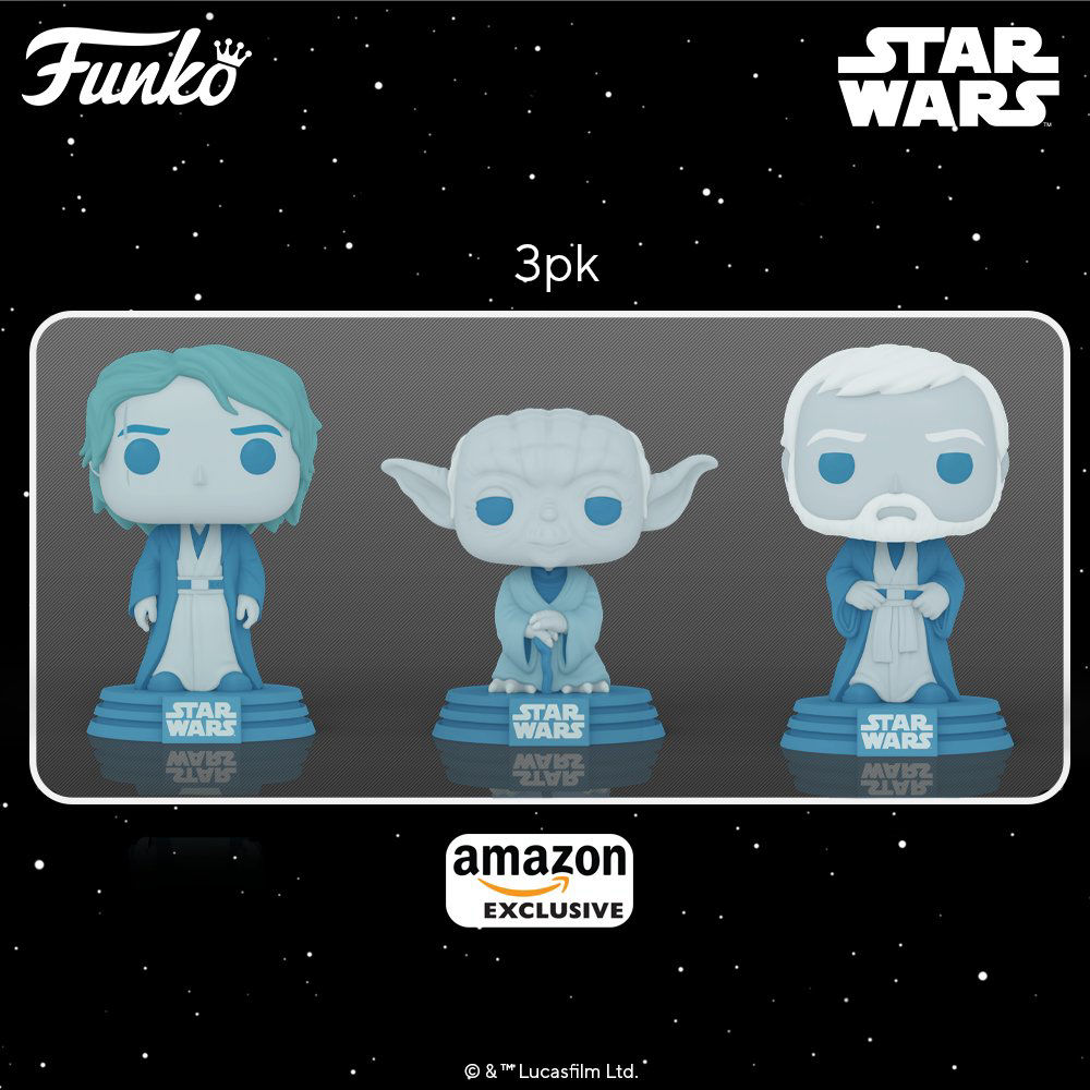 Funko Pop! Star Wars: 3'lü Deluxe Set (Glow in the Dark)