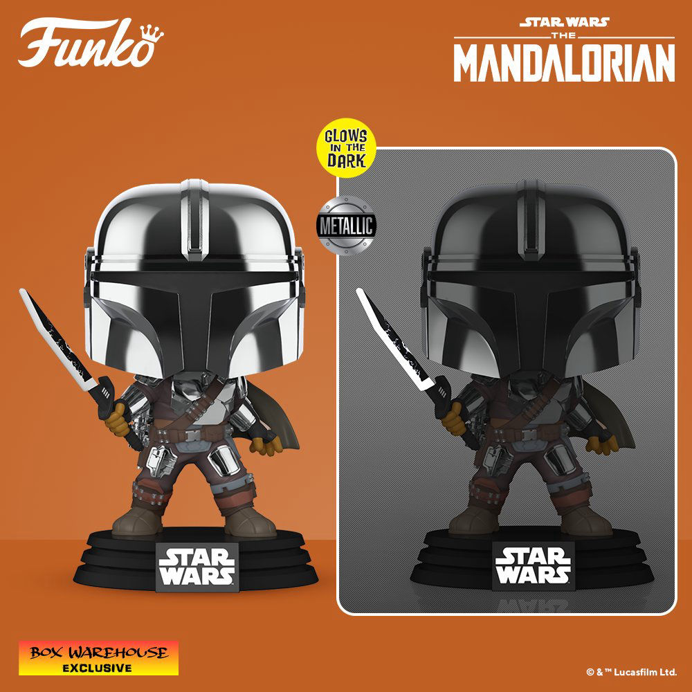 POP: THE MANDALORİAN WİTH DARKSABER (GLOW)