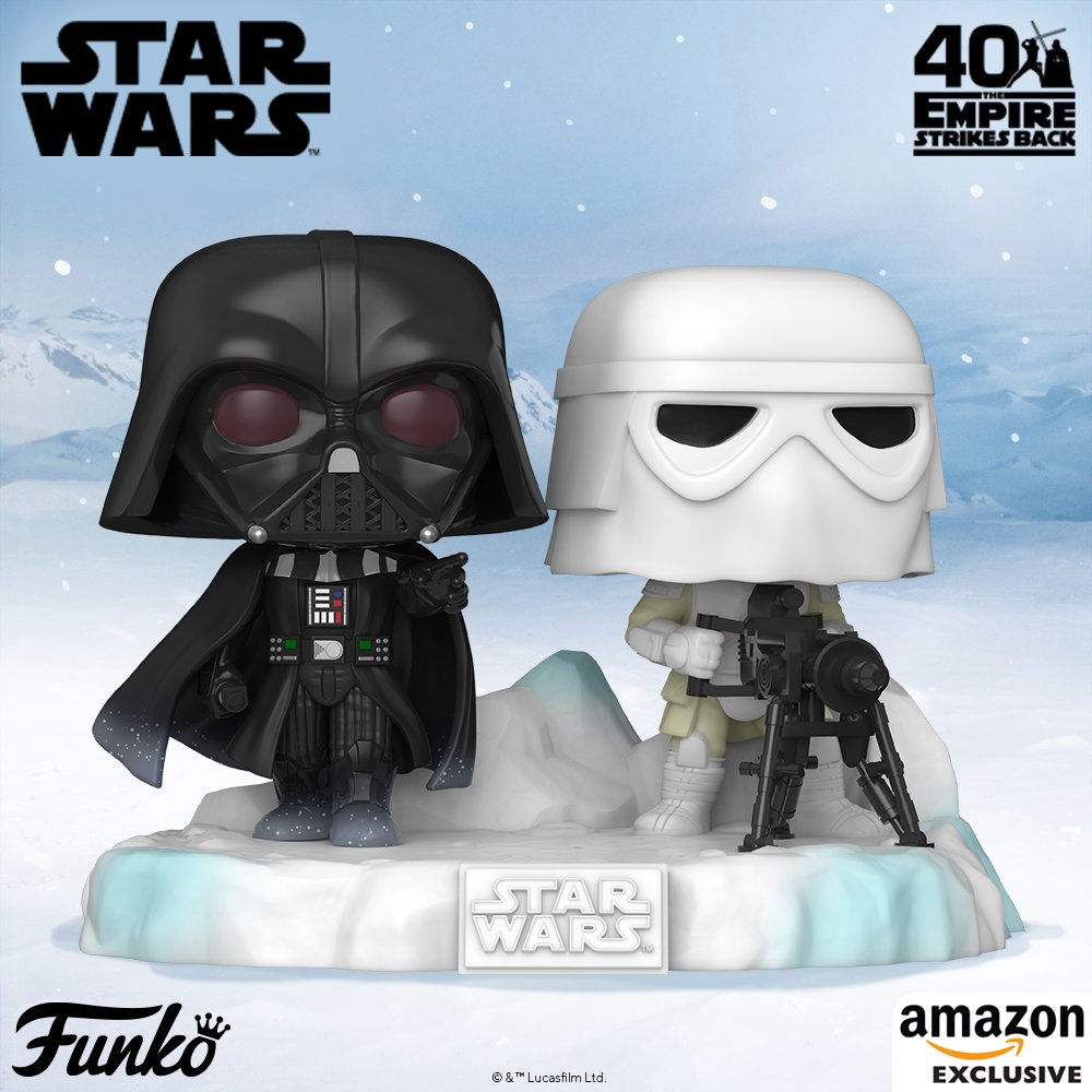 Funko Pop: Star Wars Battle at Echo Base Darth Vader & Snowtrooper