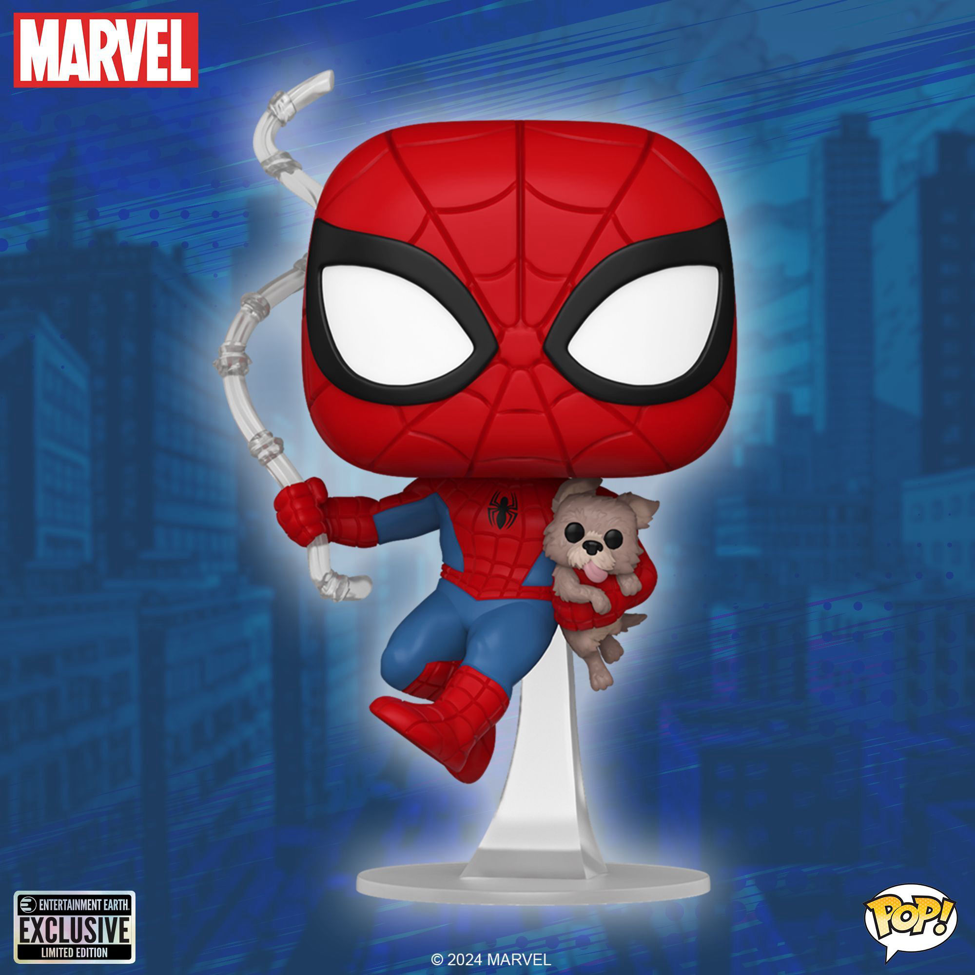 POP: Spider-Man with Sandwich the Dog
