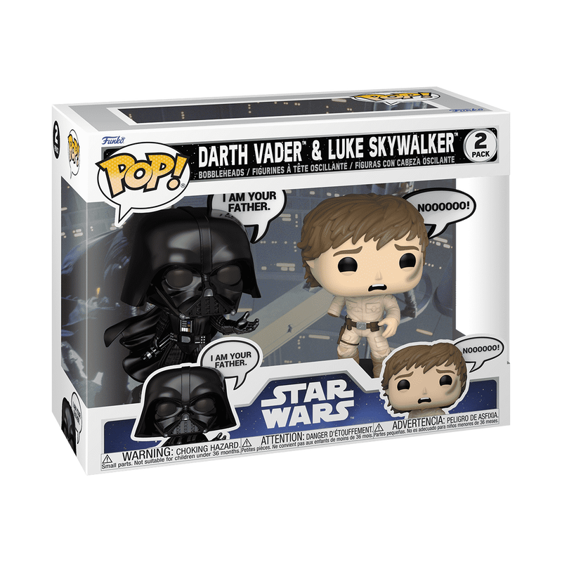 POP: STAR WARS  Darth Vader & Luke Skywalker (I Am Your Father) 2-Pack