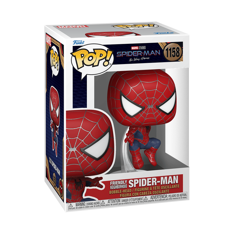 Funko Marvel Spider-Man: No Way Home Friendly Neighborhood Spider-Man Pop Figür