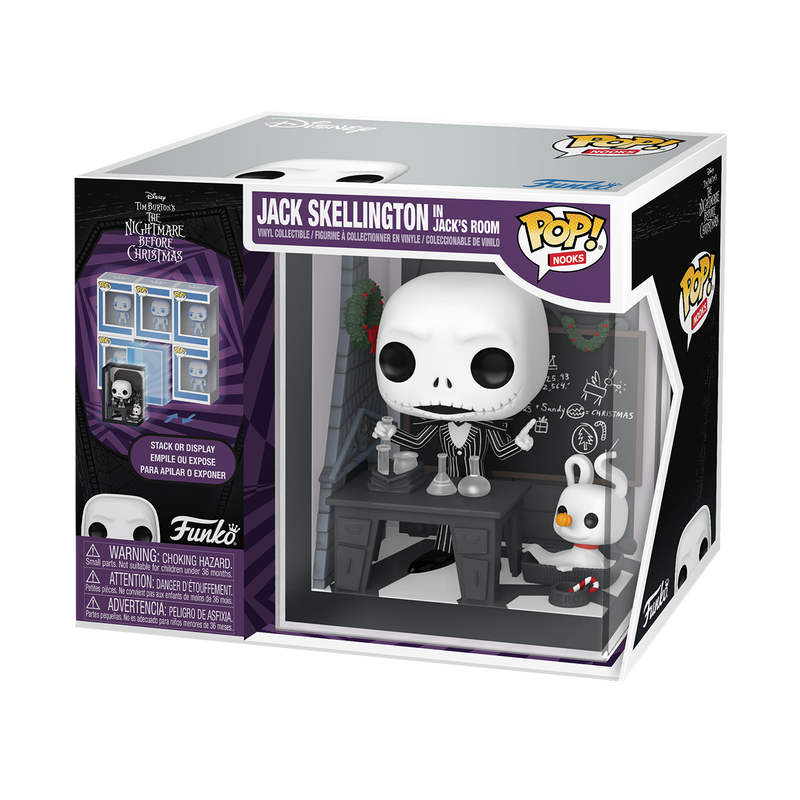 POP: Nooks Jack Skellington in Jack’s Room (CASE)