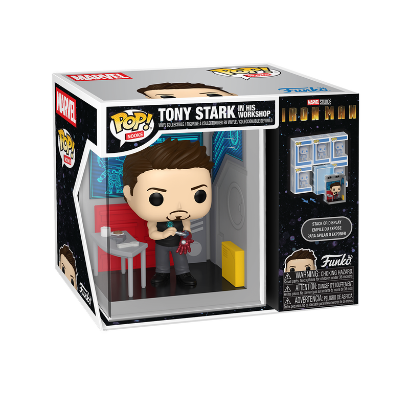 POP: MARVEL Nooks Tony Stark in his Workshop (İRONMAN)