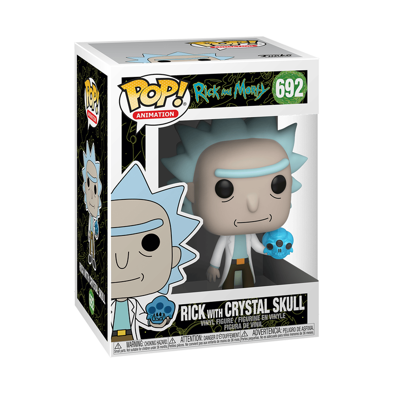 POP: RİCK AND MORTY - RİCK WİTH CRYSTAL SKULL