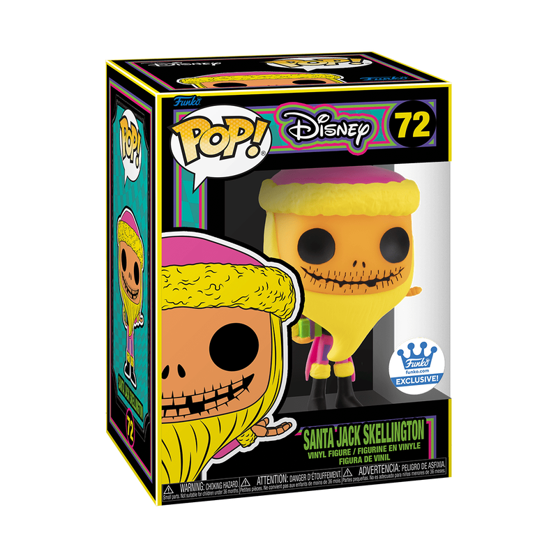 Funko POP! Santa Jack Skellington (Black Light)