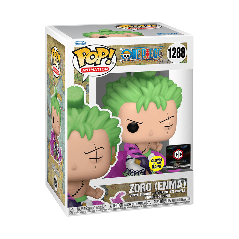 Funko Pop One Piece Zoro With Enma (Glow In The Dark)