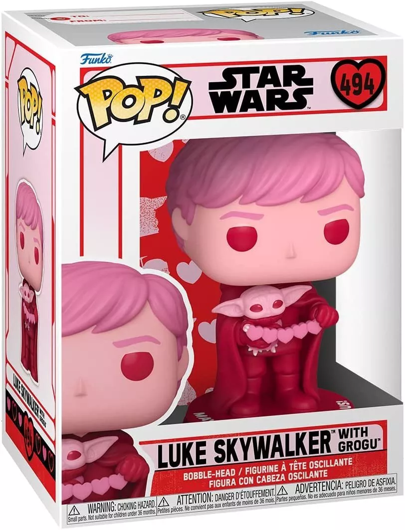 Funko Pop: Star Wars - Luke Skywalker with Grogu (494)