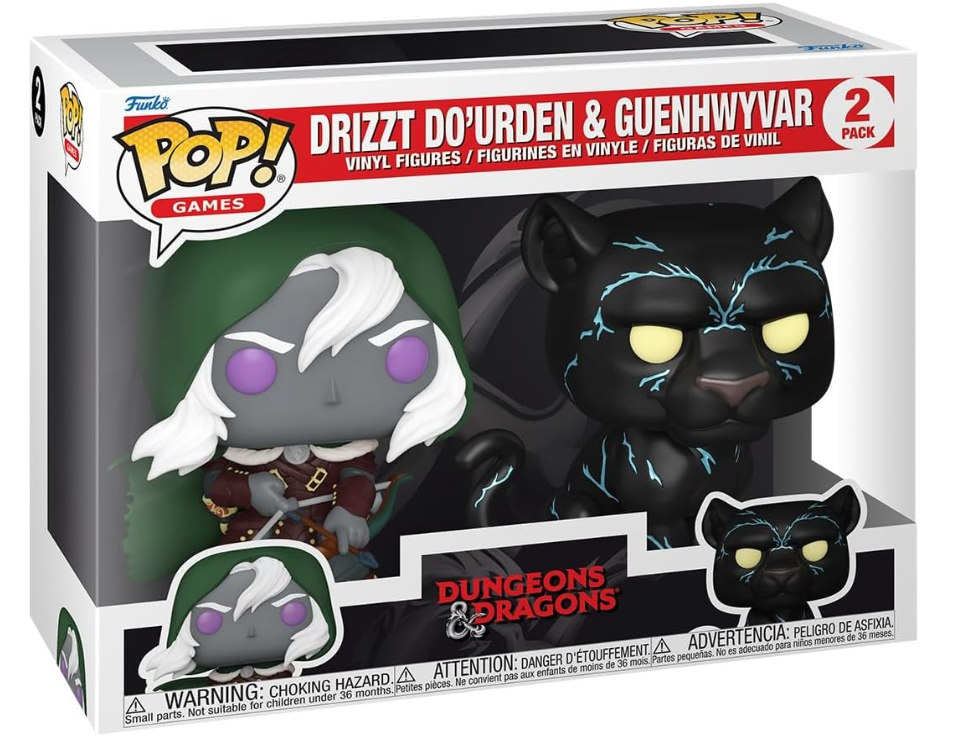 POP: DUNGEONS & DRAGONS DRİZZT WİTH GUENHWYVAR 