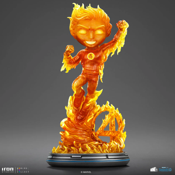 İRON STUDİO : MİNİCO - FANTASTİC 4 HUMAN TORCH