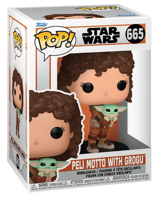 POP: Star Wars: The Mandalorian Peli Motto with Grogu