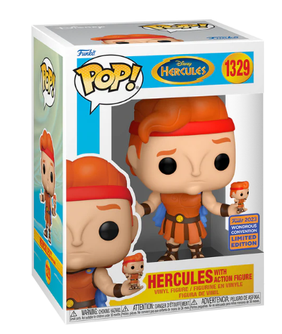 POP: DİSNEY HERCULES WİTH ACTİON FİGÜRE ( 2023 WOND. CONVENTİON) 