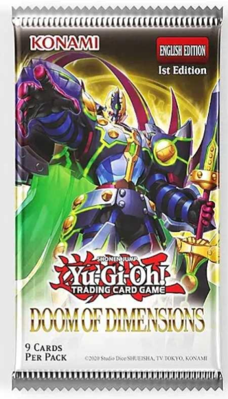 Yu-Gi-Oh! Doom of Dimensions Tek Booster Paket (9 CARDS)